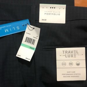 Perry Ellis Portfolio 34x32 trousers NWT style!